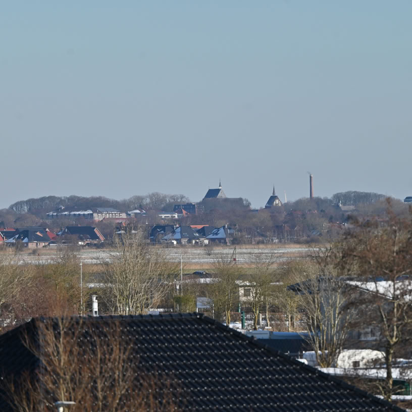 Blick auf Norden mit Ludgeri-Kirche